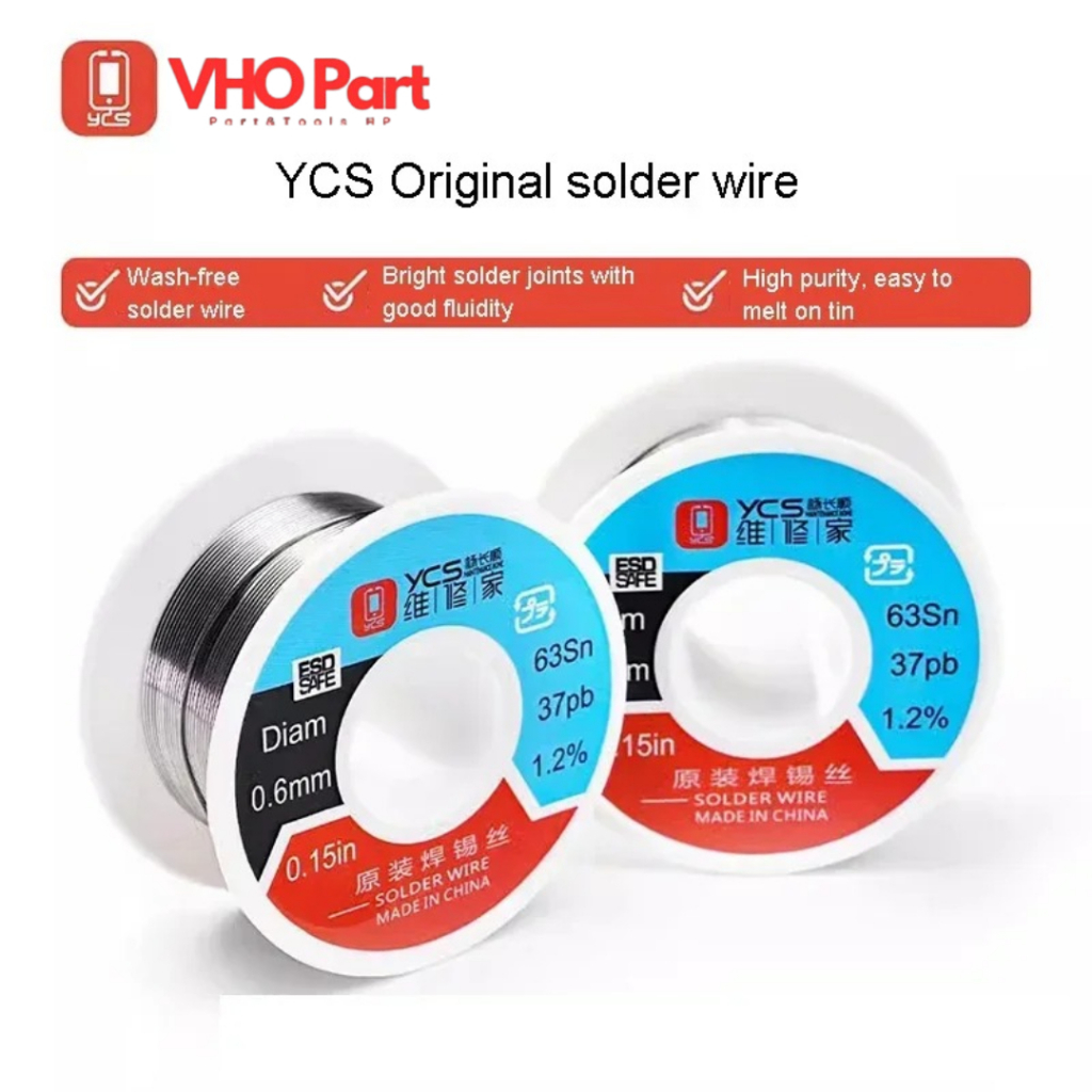 YCS KAWAT TIMAH GULUNG 0.4MM 0.6MM - SOLDER WIRE