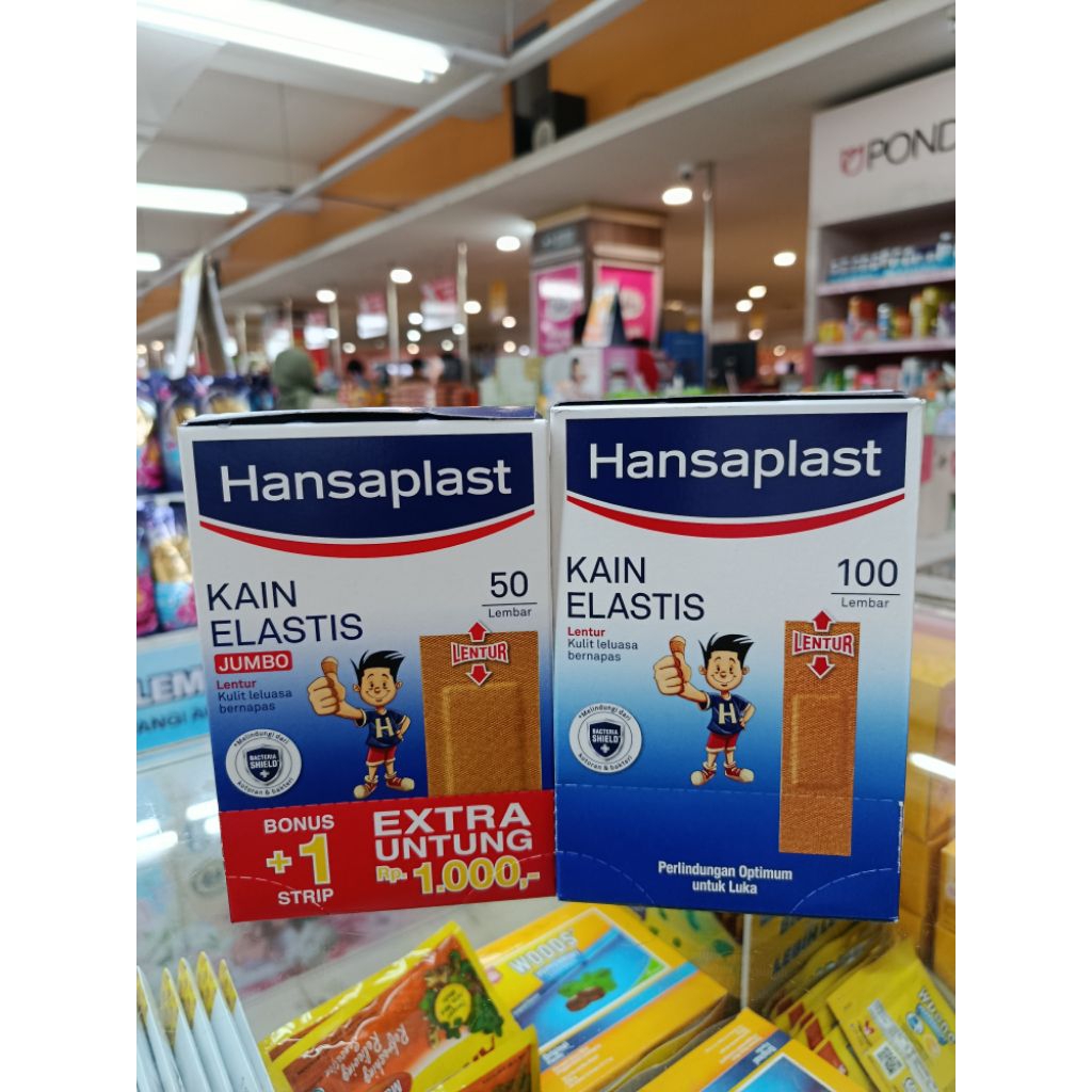 Hansaplast Box Jumbo isi 50//Standar isi 100