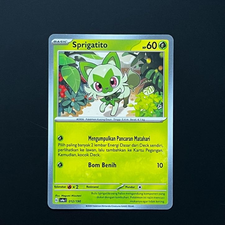 Sprigatito - sv4a - Kartu Pokemon Indonesia