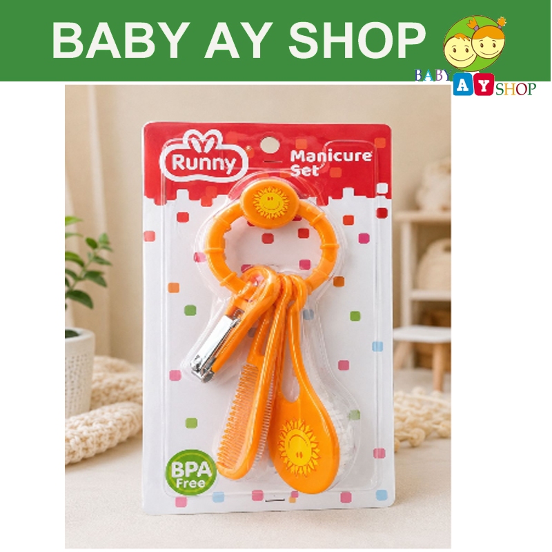 Lusty Bunny Sisir Manicure Set  Sisir gunting Kuku Bayi 1 set isi 3 pc