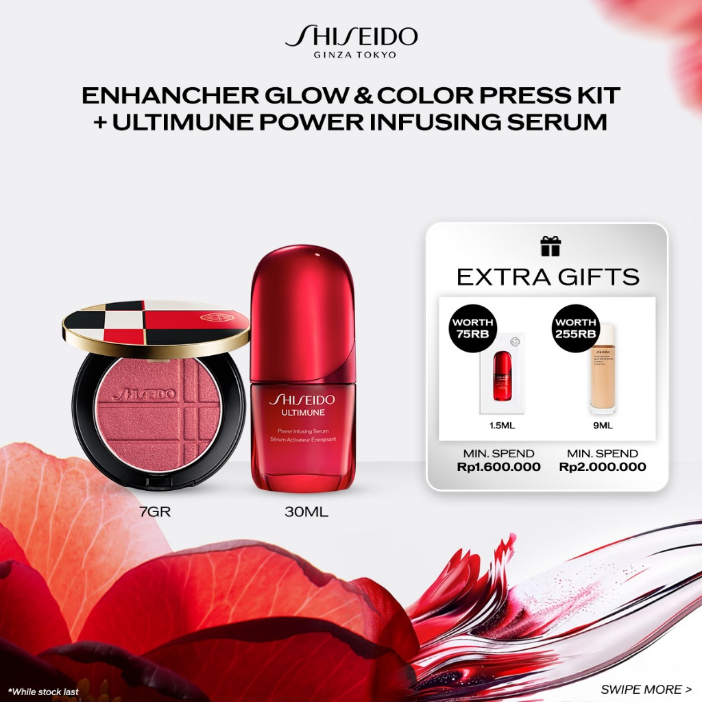(NEW) Bundle Shiseido Enhancer & Ultimune Serum 30 ml