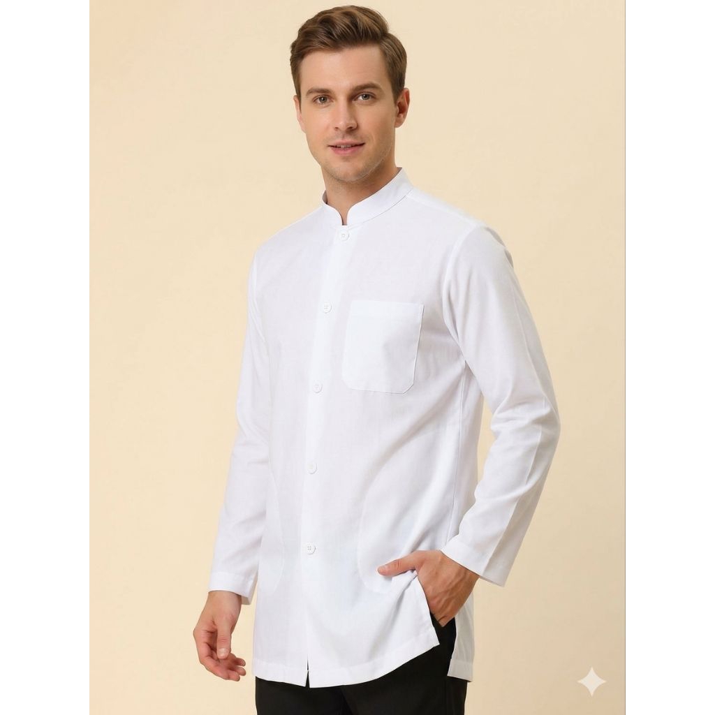 baju jas koko pria premium putih