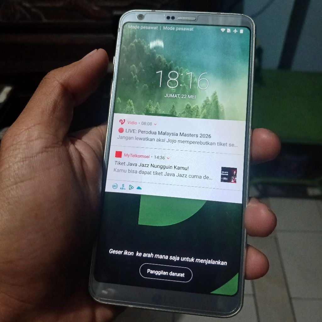 LG G6 4/64 Dual Sim ex Resmi ex ojol batangan hp dan charger