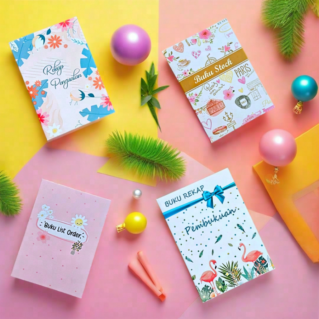 Buku Rekap Penjualan Olshop / Buku Catatan Penjualan Harian / Buku Pembukuan UMKM