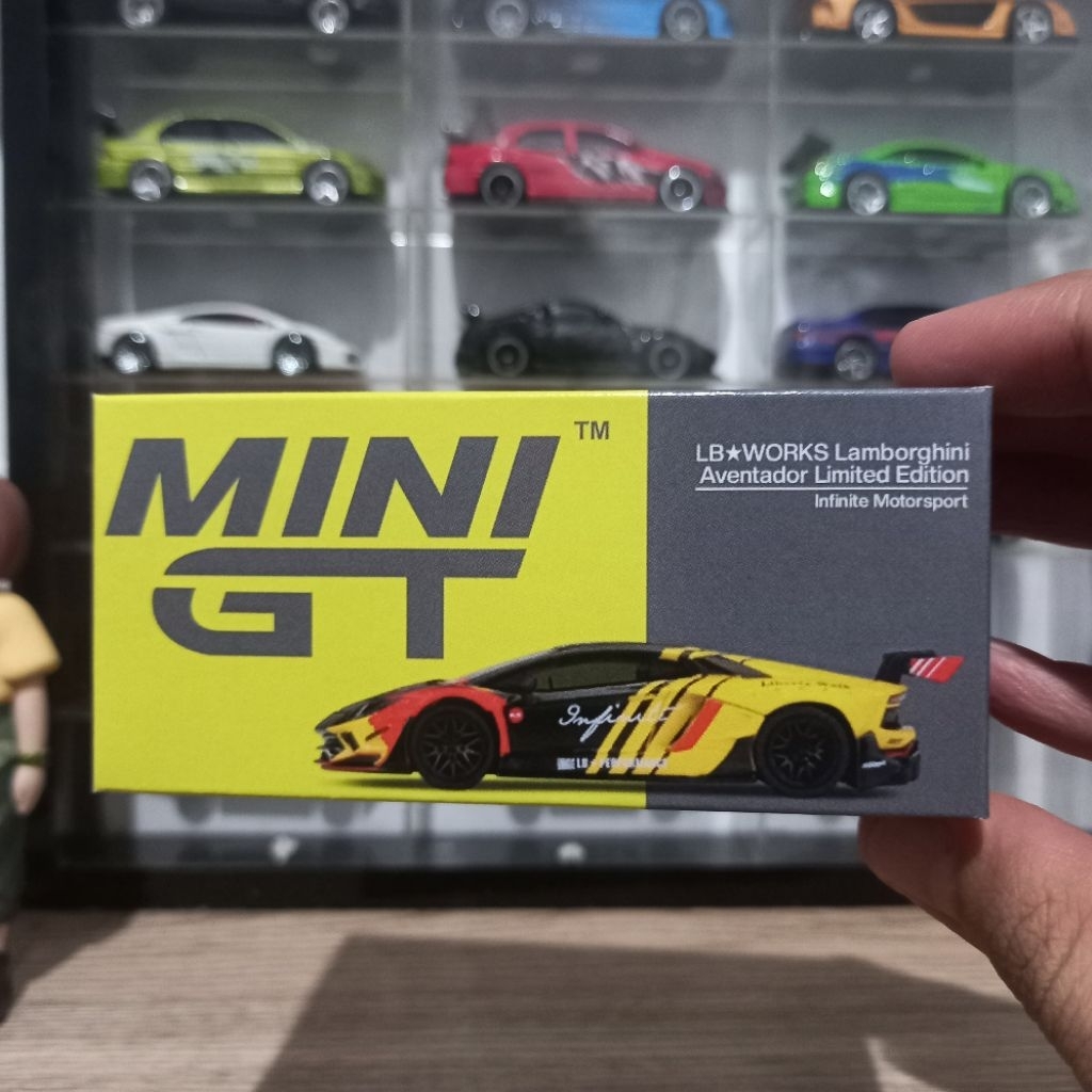 Custom Box #329 Lamborghini Aventador Limited Edition LBWK Infinite Motorsport MiniGT