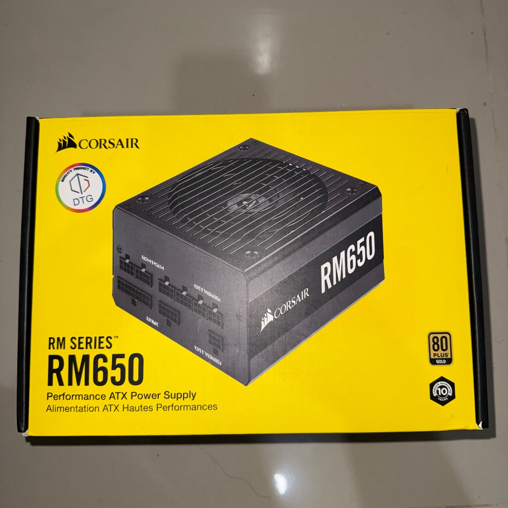 Corsair RM650 650w 80plus gold - Power Supply Corsair RM650 650w 80 plus Gold - Corsair RM 650 650w 