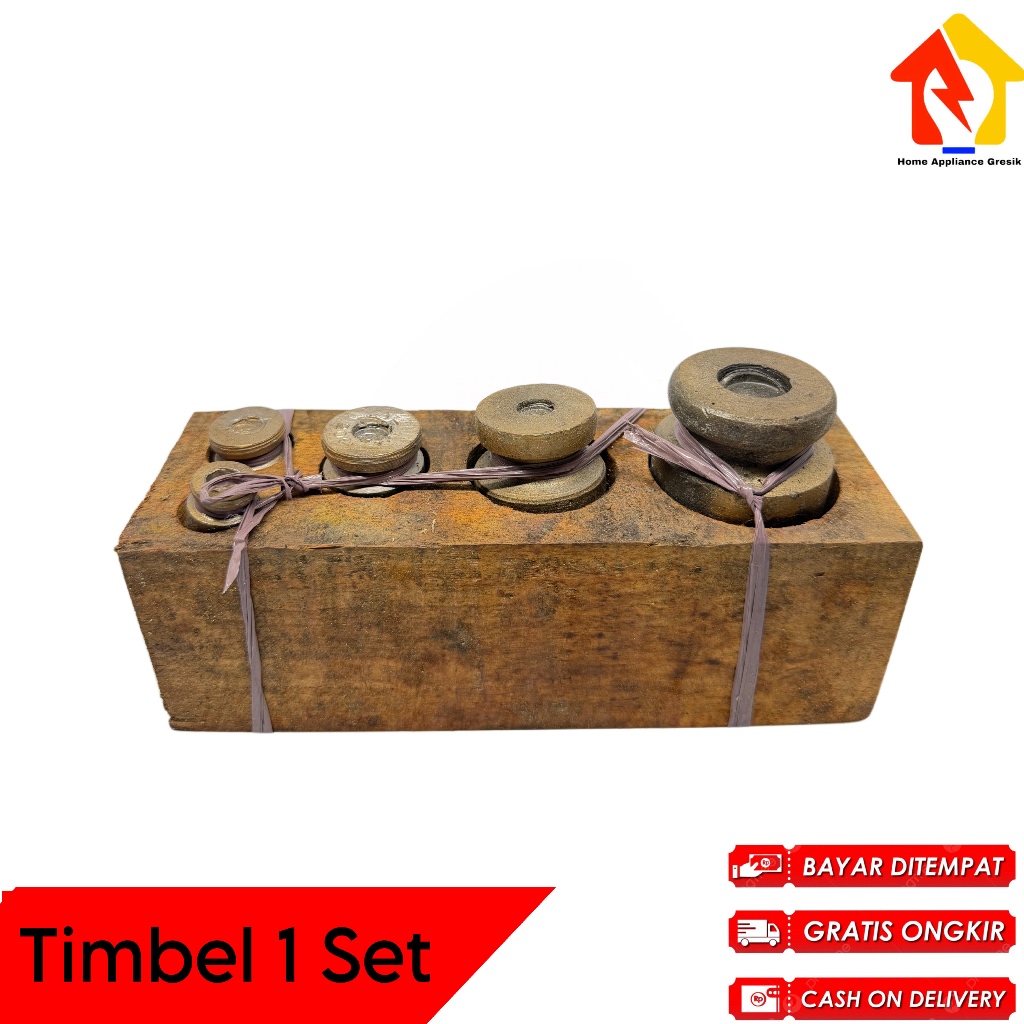 Timbel Timbangan / Bandul / Anak Timbangan Bebek  1 Set