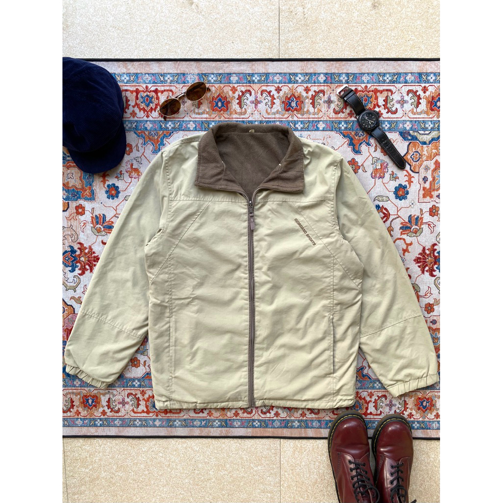 Jaket Giordano Reversible Parka Fleece Second