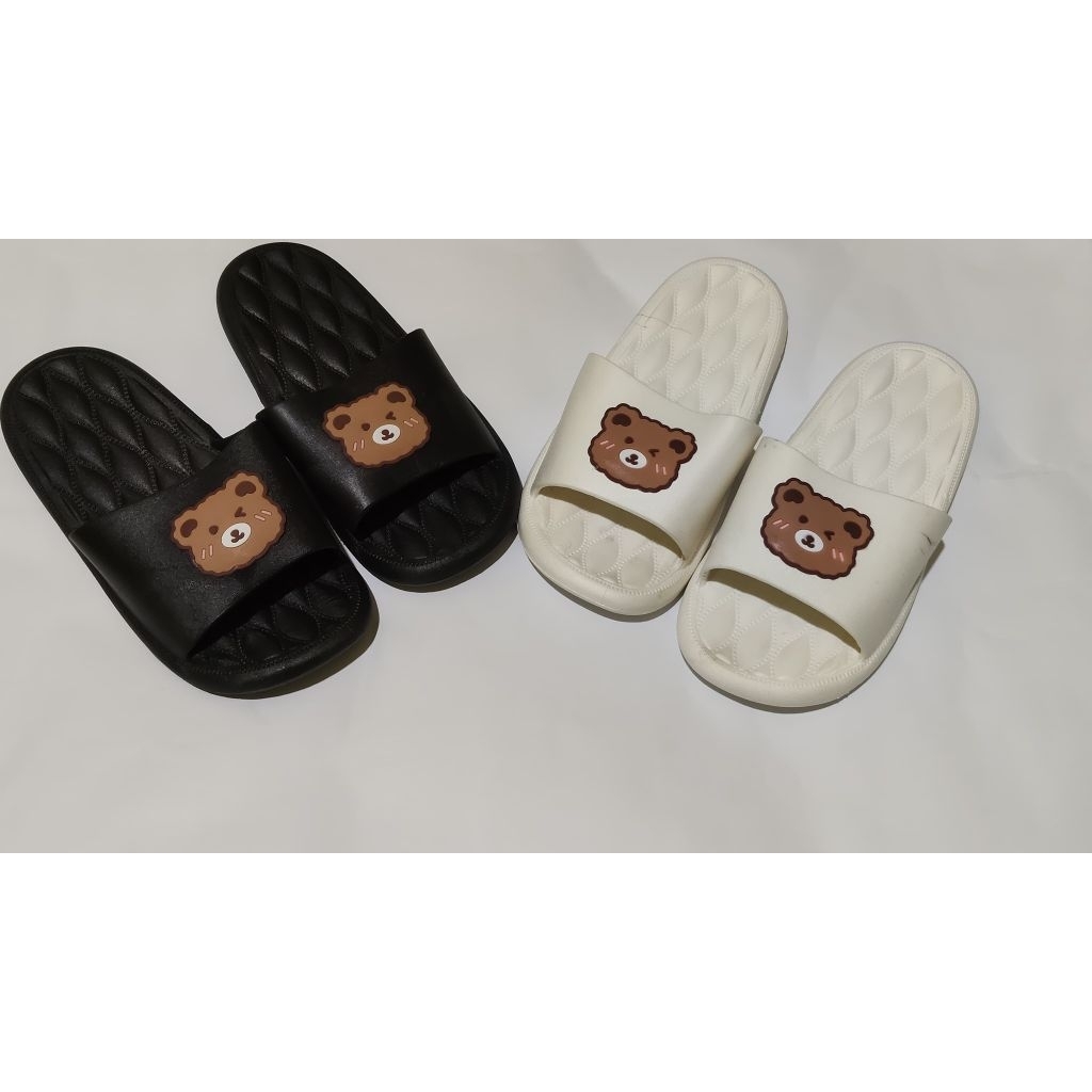 sandal beruang/sandal slop/sandal karet wanita