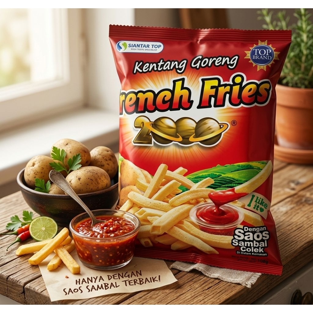 French Fries 2000 Snack Kentang Goreng