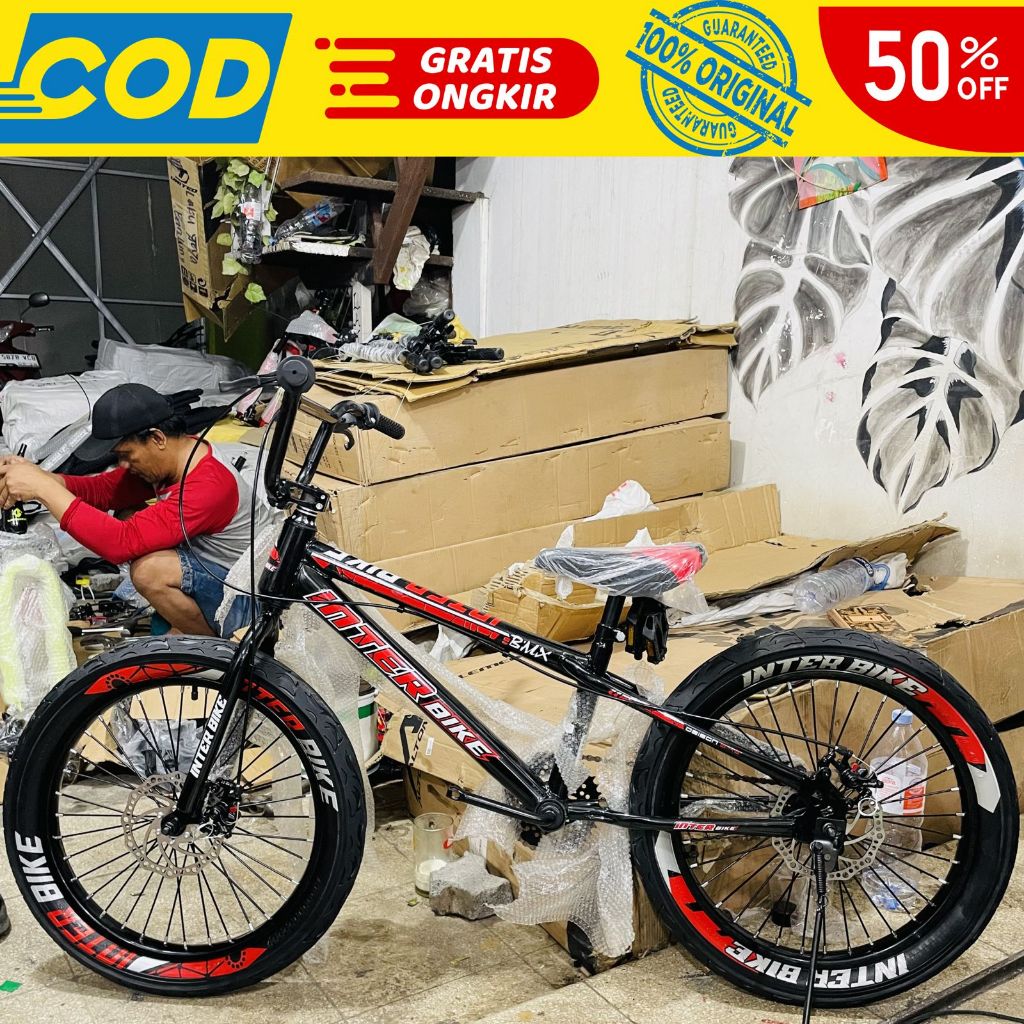 SEPEDA BMX MERK INTERBIKE 3.0 (BY : PACIFIC GROUP) SIZE 20 INCH