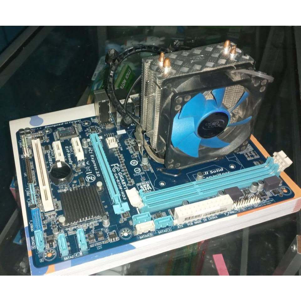 Paket Motherboard B75, Processor i3 3240, Fan CPU Deepcool