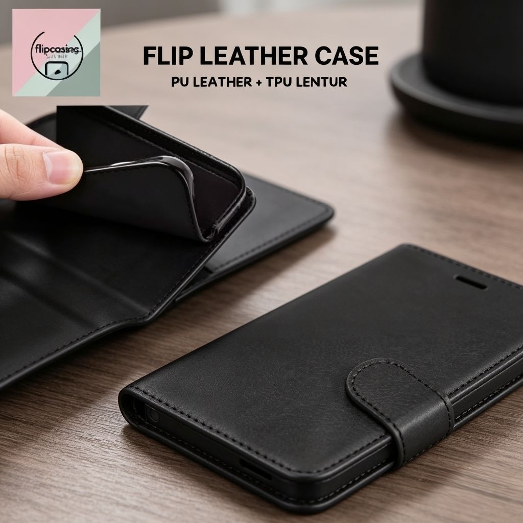 Cesing Dompet Kulit Oppo A5S Cesing Caver wallet Casing Kulit Dompet