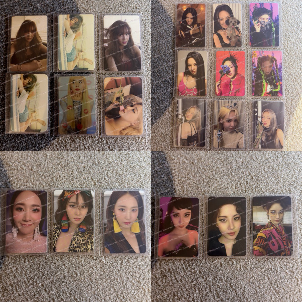 [ DIJUAL PER SET MEMBER ONLY | BACA DESC ] PC PHOTOCARD SOLO TIFFANY HYOYEON YURI SEOHYUN I JUST WAN