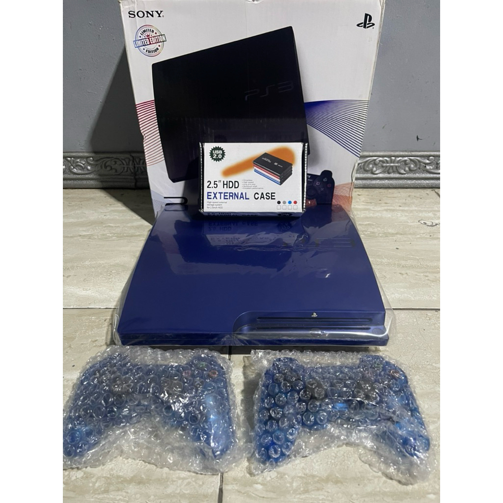 PS 3 SLIM SERI 25 500 GB CFW BLUE EDITION