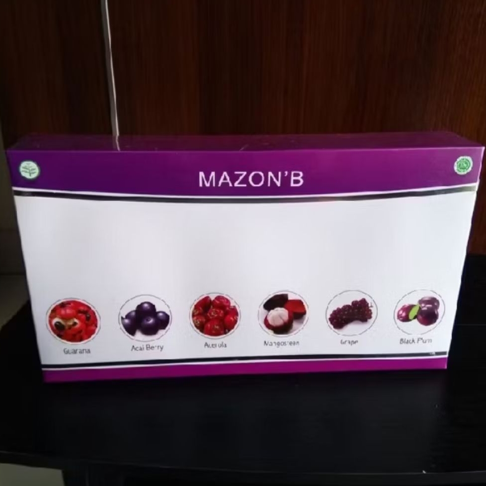MAZON'B Original 1 Box Isi 30 Sachet Asli 100% Bpom Herbal Mazon B Terbukti Ampuh MazonB Terbaik Ama