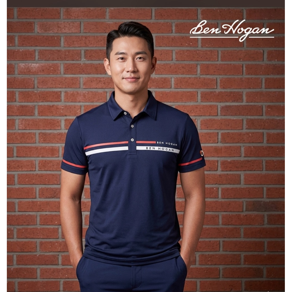 Baju Golf Polo Dry Pria BEN HOGAN  105 GOLF Size M  Branded Second Preloved