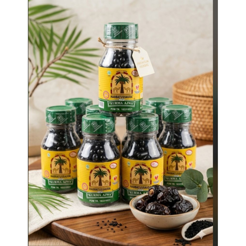 Habbatussauda kurma Ajwa.210