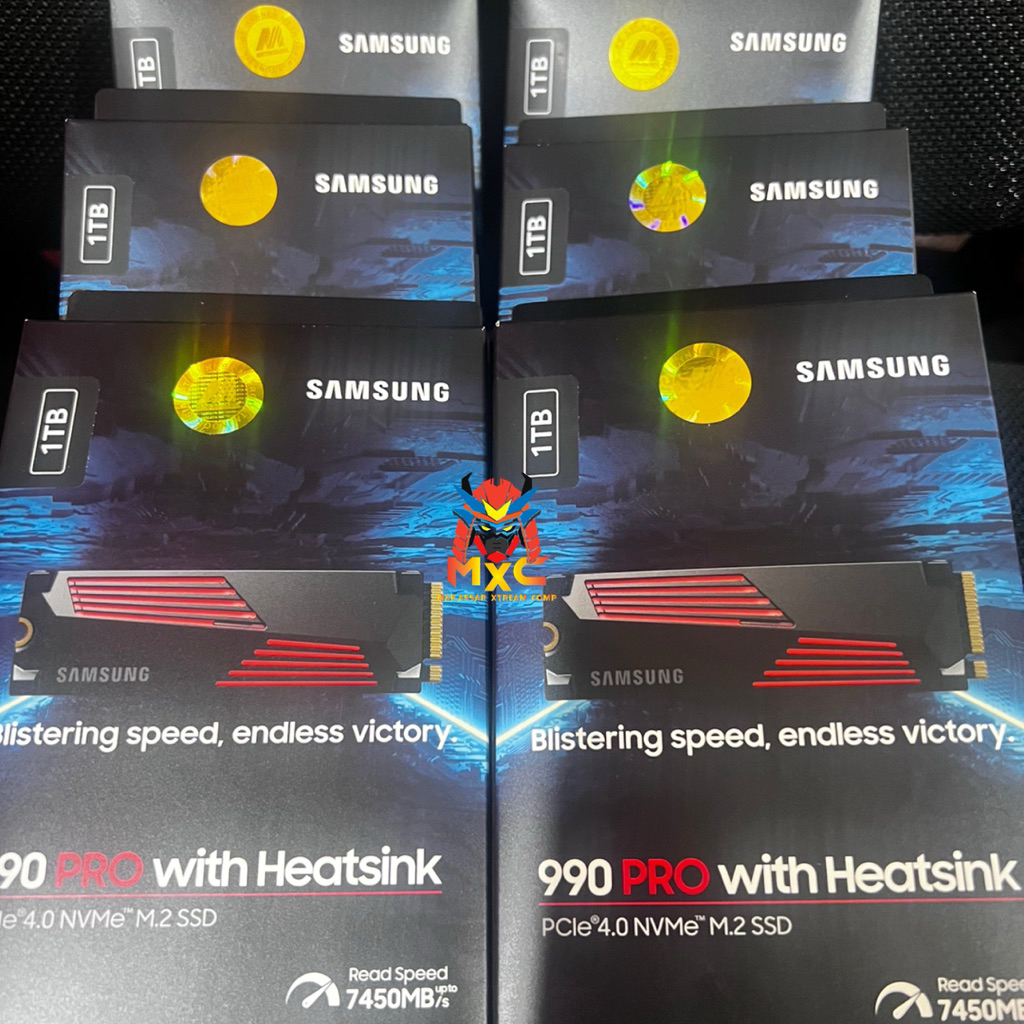 SSD Samsung 990 PRO With Heatsink 1TB 2TB Ssd Nvme M.2 [NVMe, Gen4]