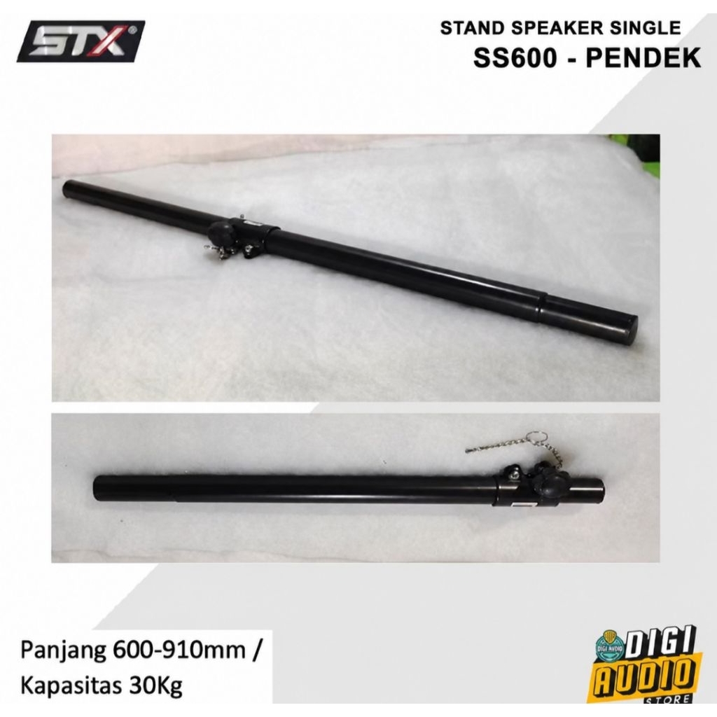 Stand Tiang Speaker Single to Subwoofer STX SS600 - Pendek