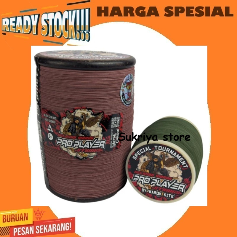 Senar Gelasan Pro Player Matot 0,23 Layangan Benang Halus Super Tajam 6000 Yard Kite Sukoi Turnamen
