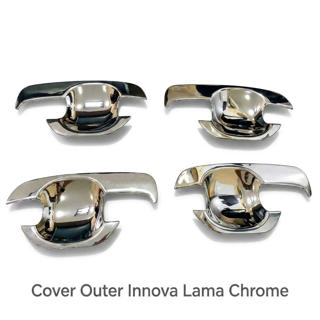 Dracco Cover Outer Innova Lama Chrome – Aksesoris Gagang Pintu Toyota Innova Old Premium
