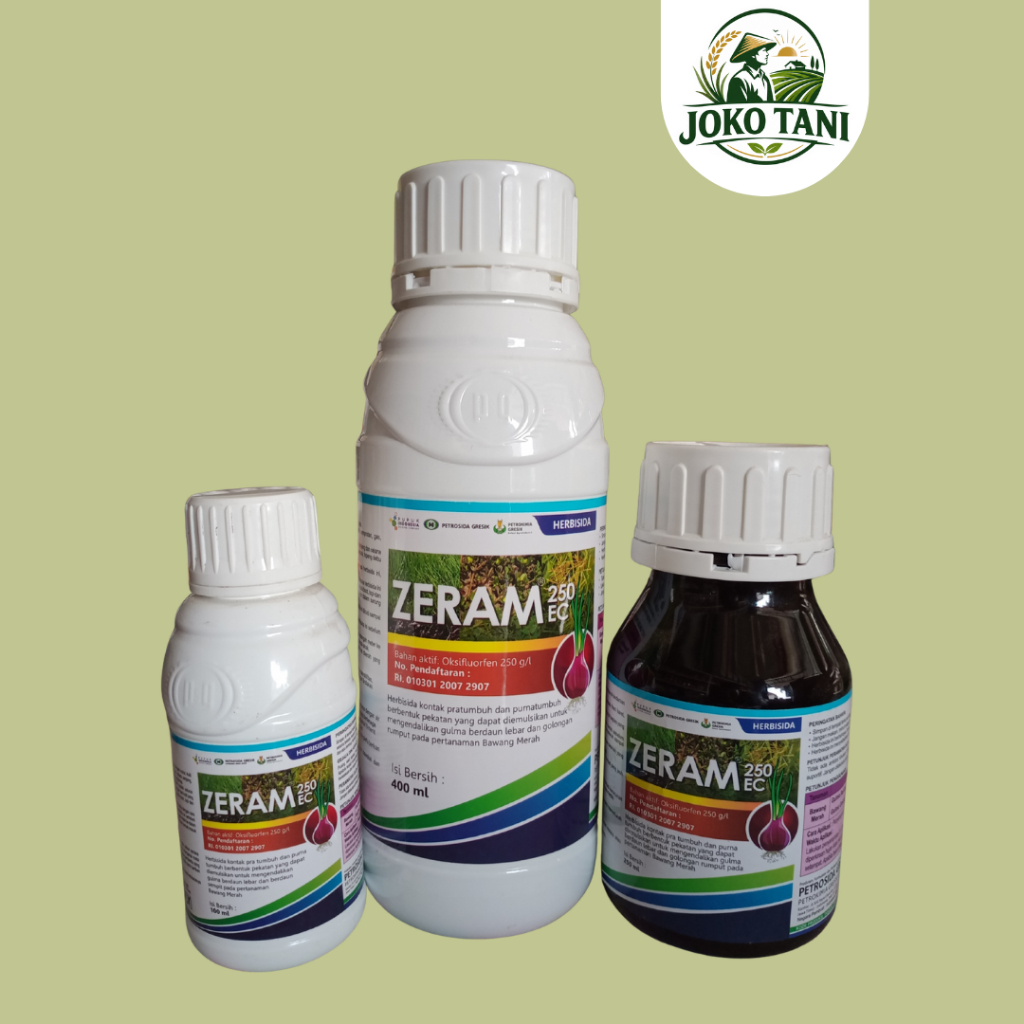 Zeram 250 EC Obat Rumput Bawang Merah & Padi Tabela