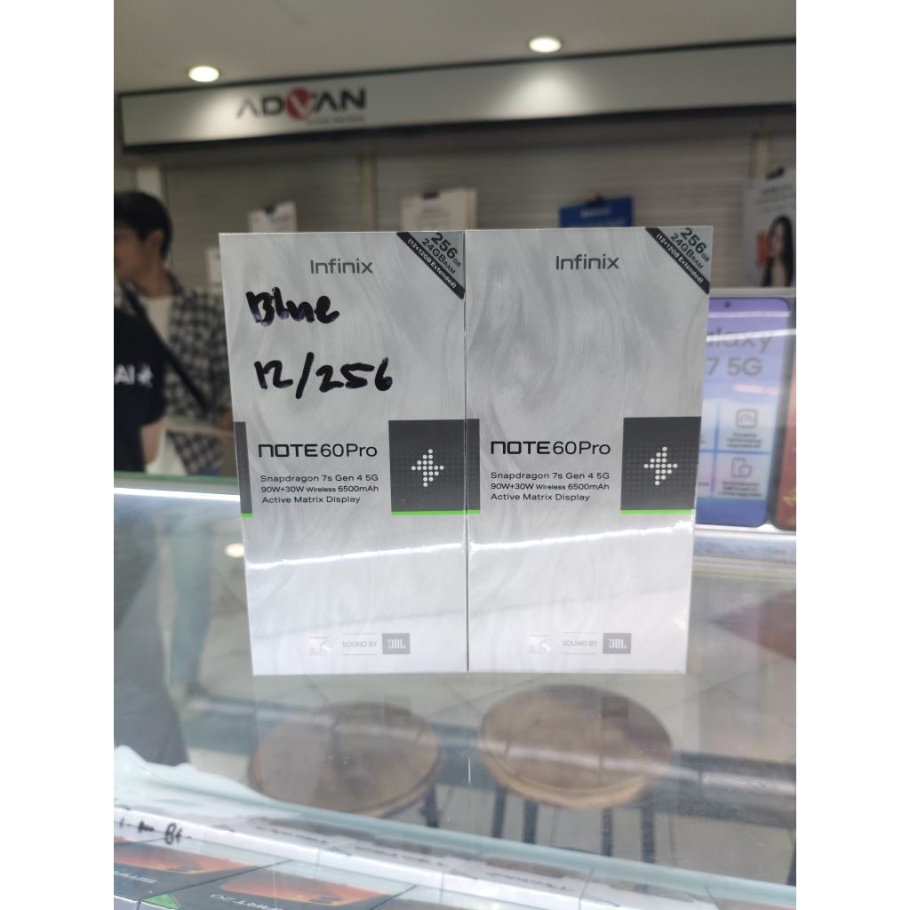 Infinix Note 60 PRO 12/256 Snapdragon 7s Gen4 6500mAh 1.5K Amoled Baru 100% Original Segel Dus Box B
