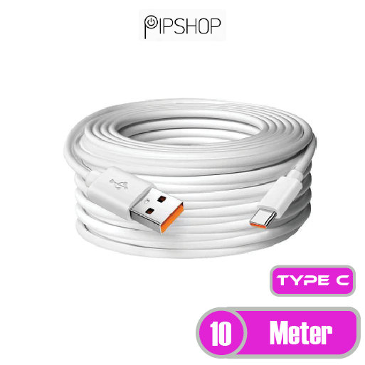 Kabel Charger CCTV Type C 10 Meter Kualitas Tinggi untuk Kamera CCTV dan HP