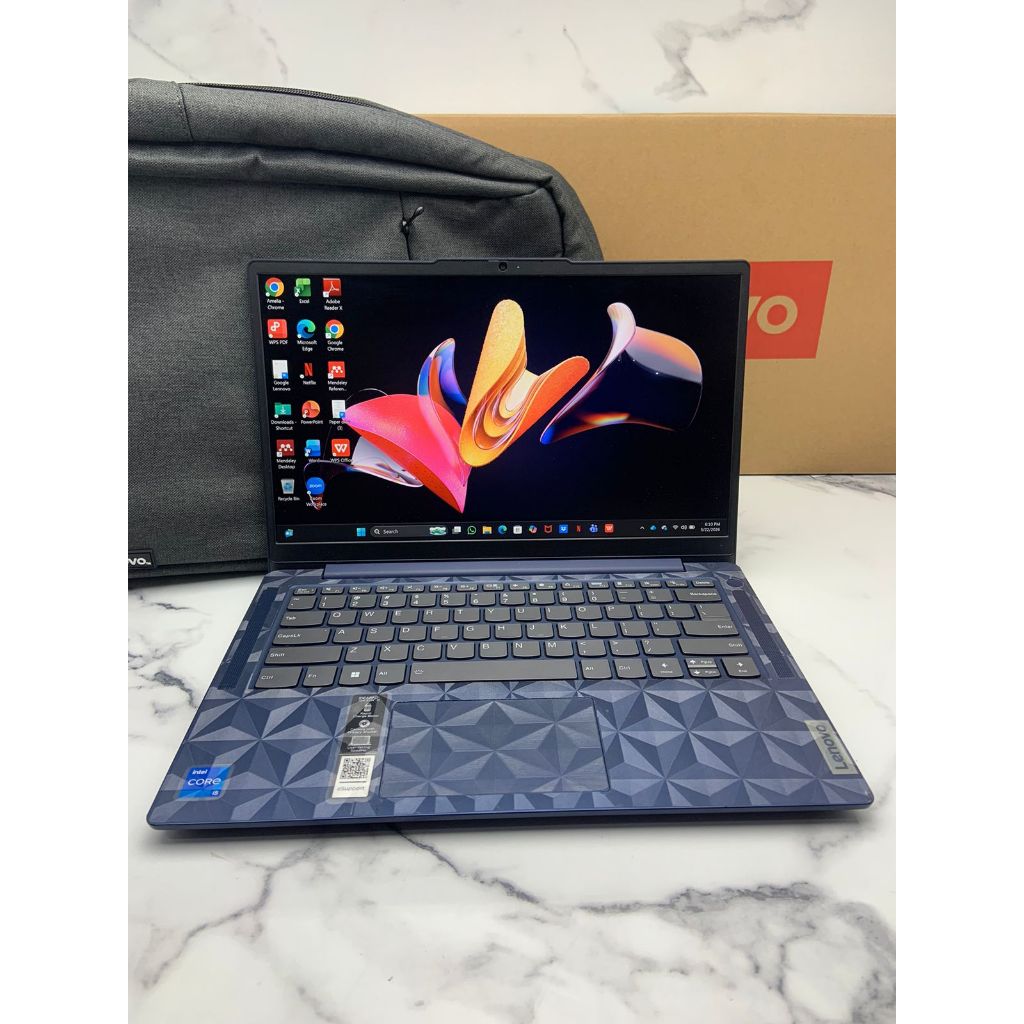 Laptop Spek Gahar, Lenovo IdeaPad Slim 3 14IAH8, laptop tipis performa tinggi, cocok kerja editing &