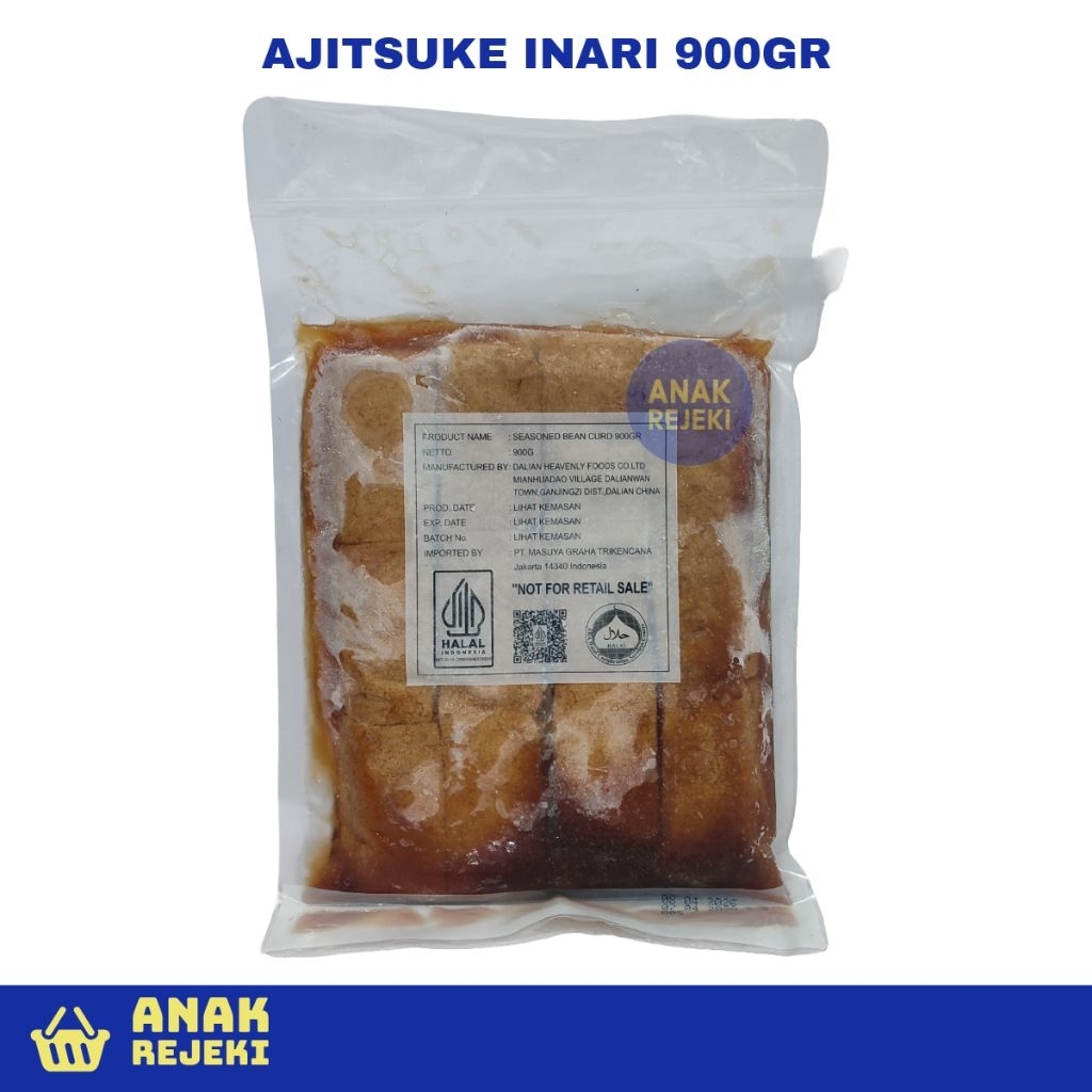Kulit Tahu Jepang Ajitsuke Inari Age Maruki Sushi 900gr (60pcs) Halal