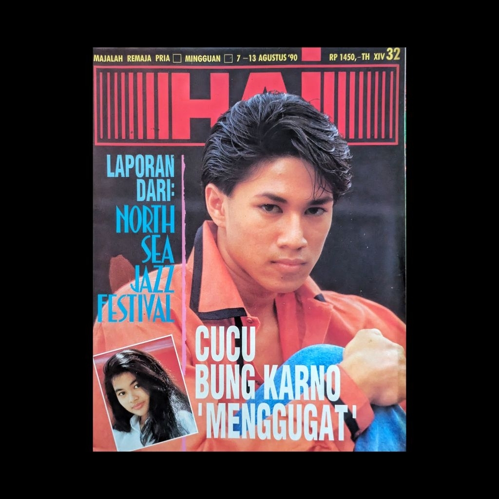 Majalah Hai, No. 32/1990 // Demi Moore - Ireng Maulana - Jelly Tobing - Anggun C Sasmi - Puti Guntur