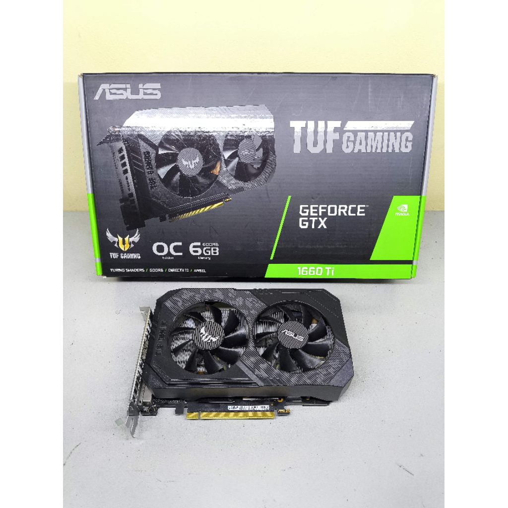 Vga Nvidia Asus TUF GTX 1660 Ti 6Gb Bekas