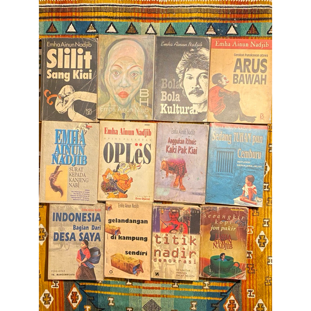 BUKU KARYA EMHA AINUN NADJIB CAK NUN ORIGINAL LANGKA PRELOVED | BUKU PRELOVED LANGKA CAK NUN ORIGINA