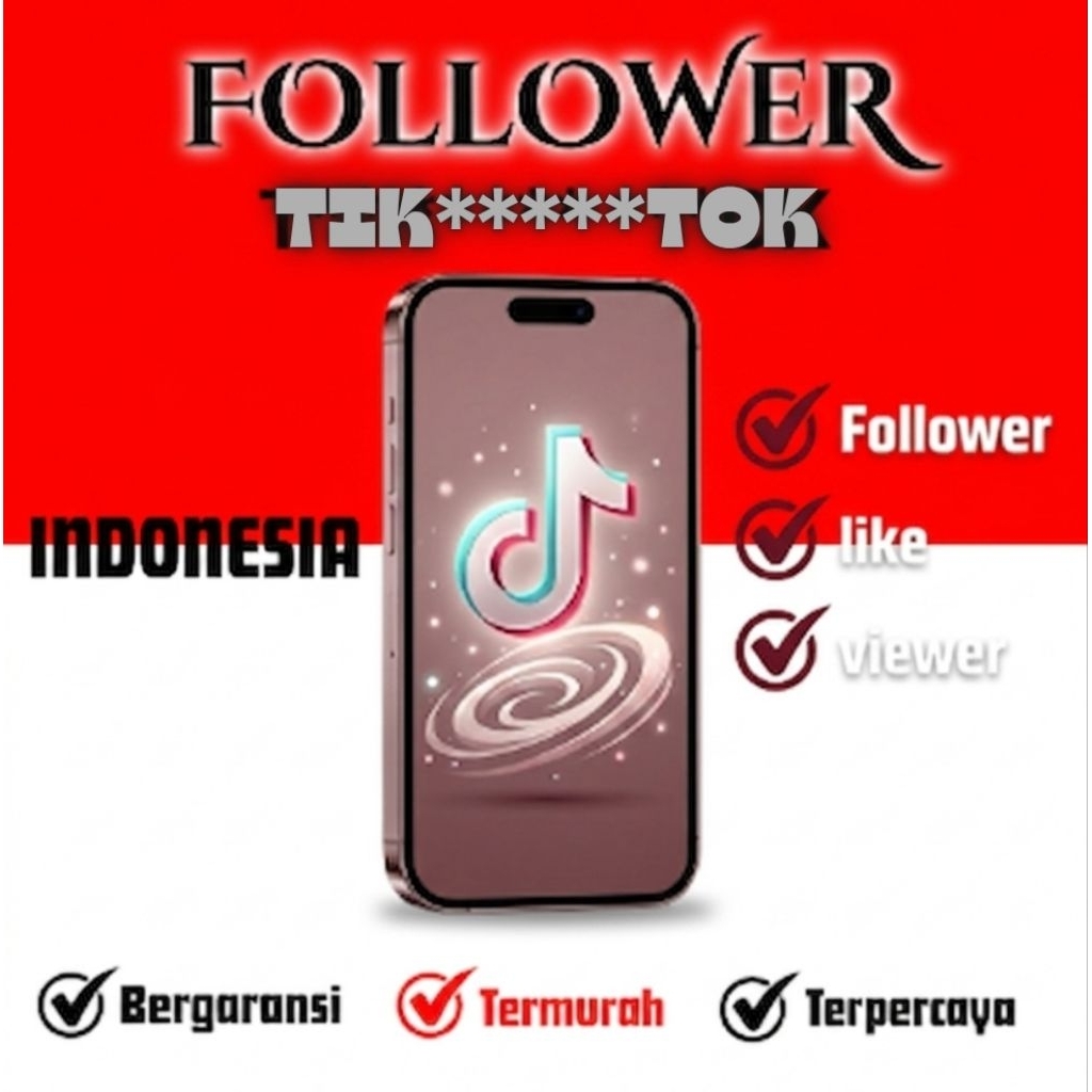 Follower tiktok indonesia | Real Akun | BERGARANSI