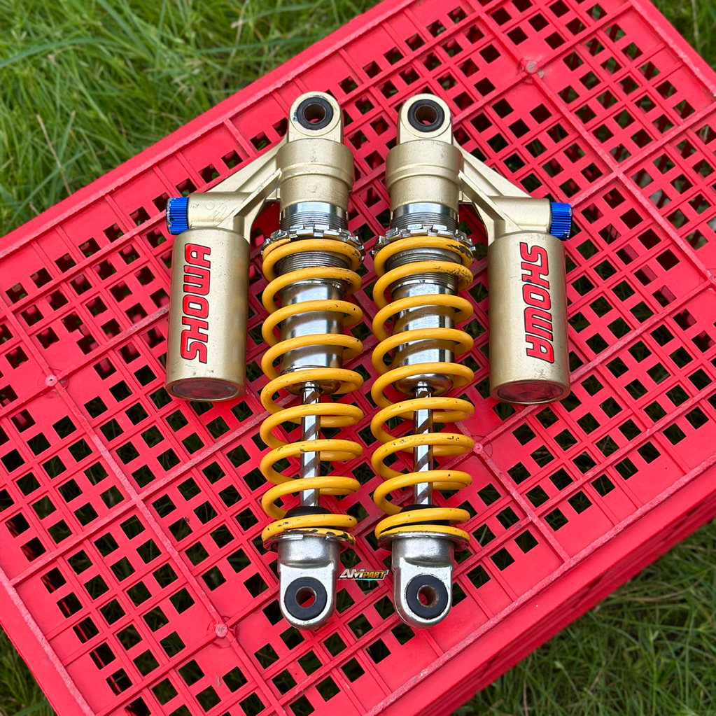 SHOCK SKOK BELAKANG SHOWA CB 400 KUNING DOUBLE KLIK ORIGINAL COPOTAN UK 32,5