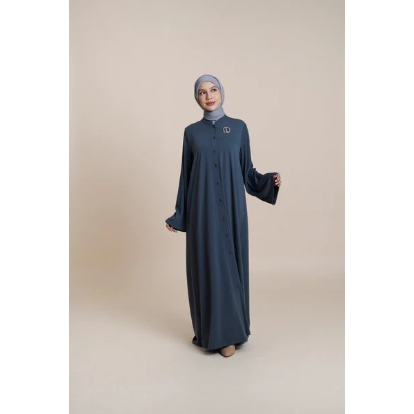 ELZATTA Abaya Mix Knit - Gamis Kaos Nyaman Adem- Abaya Terbaru Terlaris