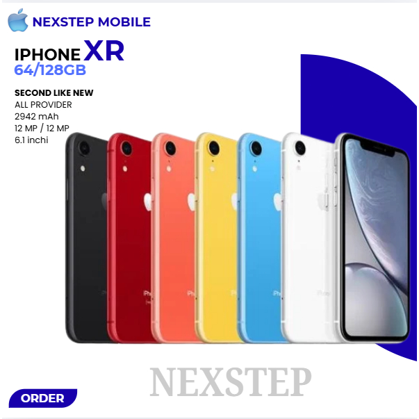 IP XR 64GB-128GB Second Normal Fullset Like New Good Conditional