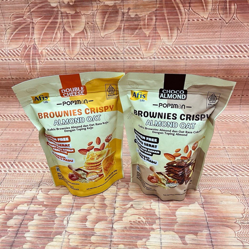 Popimon Brownies Crispy Almond Oat