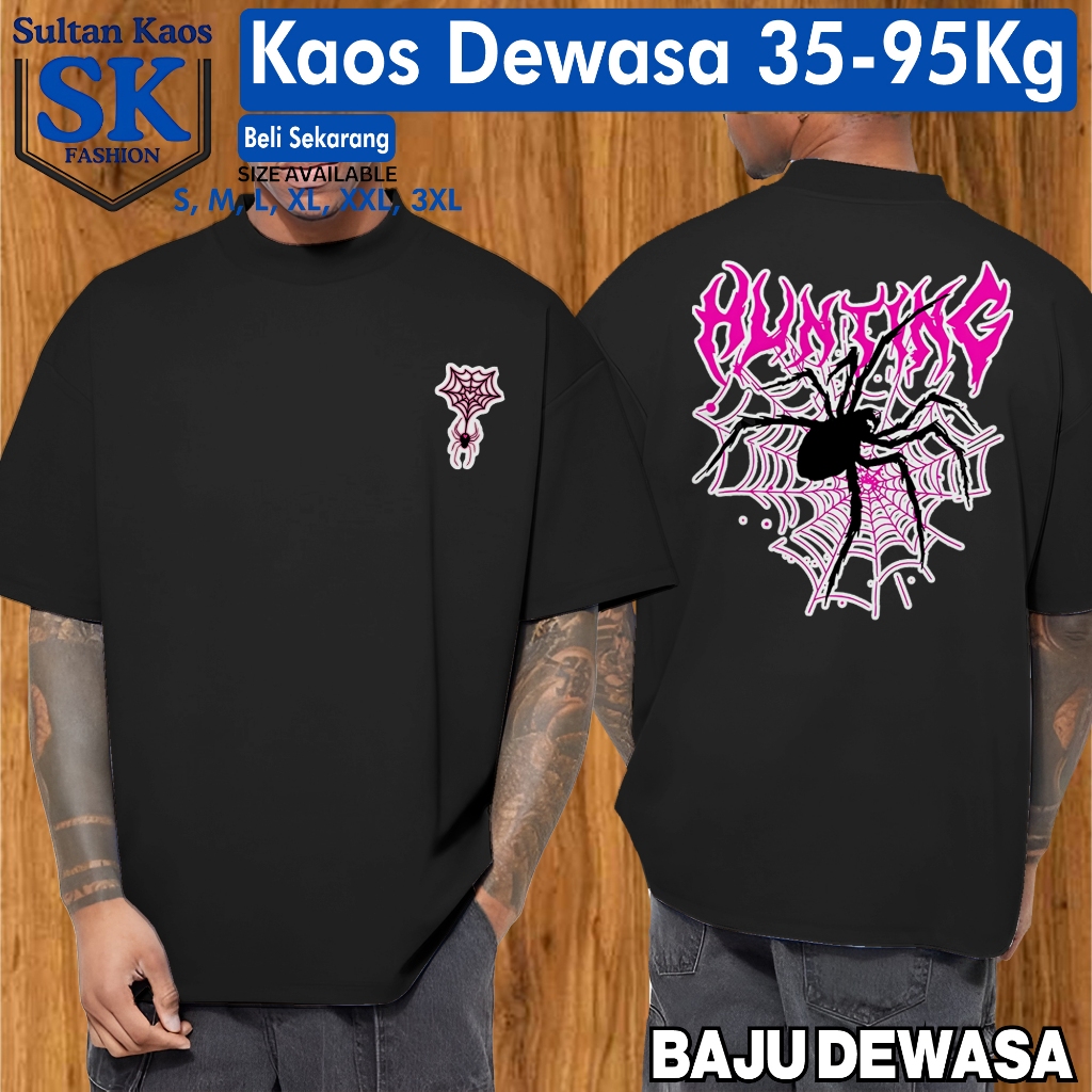 Sultankaos89 T-Shirt Distro Dewasa Spiderman  Bisa Bayar Ditempat - Baju Kaos Unisex Dewasa Spiderma