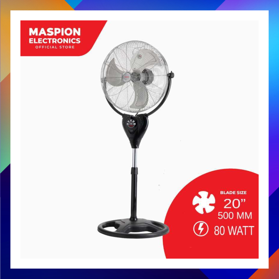 Maspion Kipas Angin Power Fan 20Inch PW 2001 RC 2001RC PW2001RC Remote