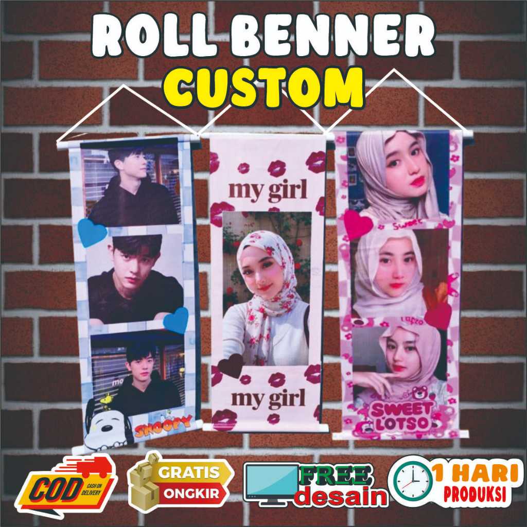 ROLL BENNER CUSTOM FOTO| GANTUNGAN DING DING | POSTER