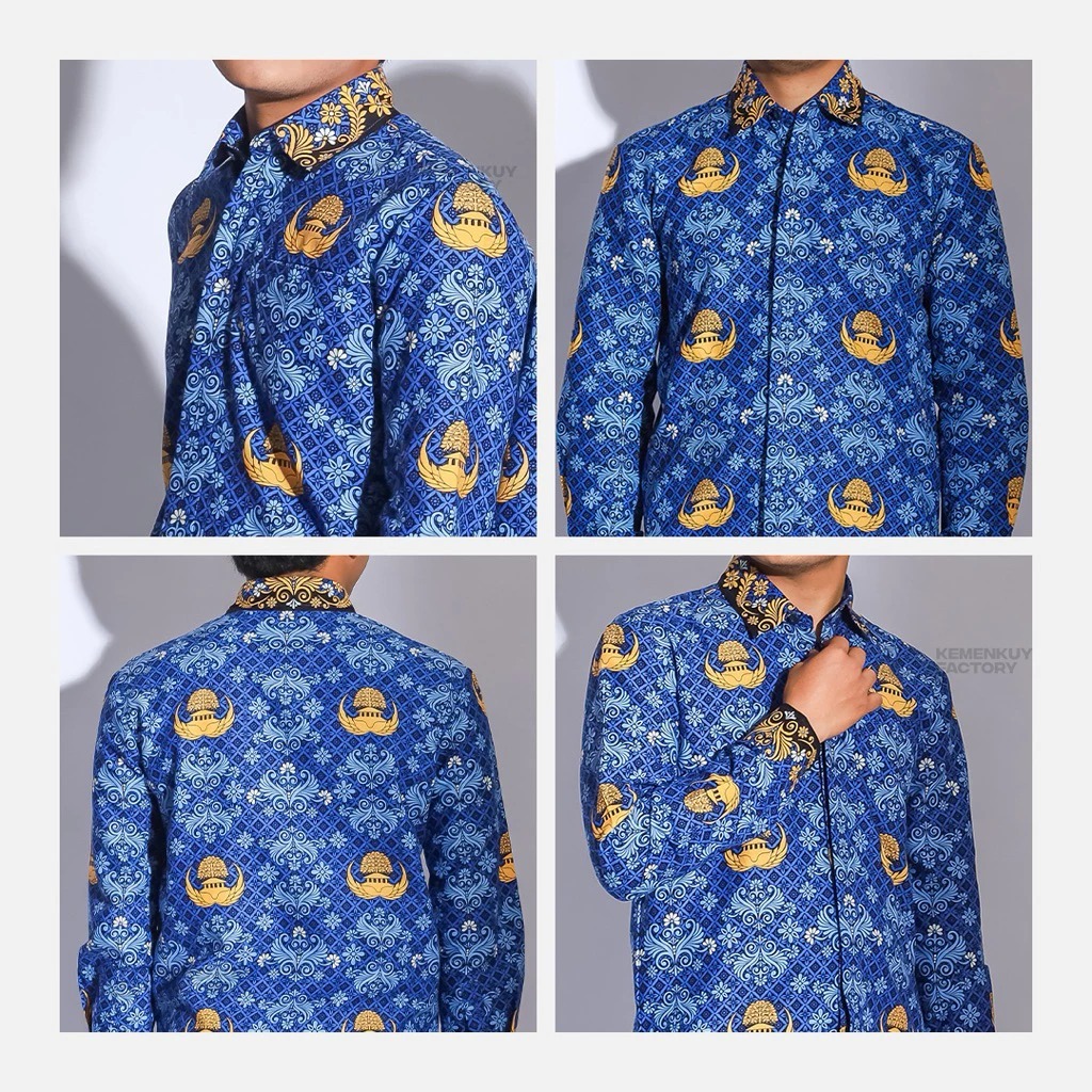 Kavari - Baju Korpri Lapis Furing Pria Wanita Terbaru 2026/2027 Bahan Kain Sritex C40s SNI