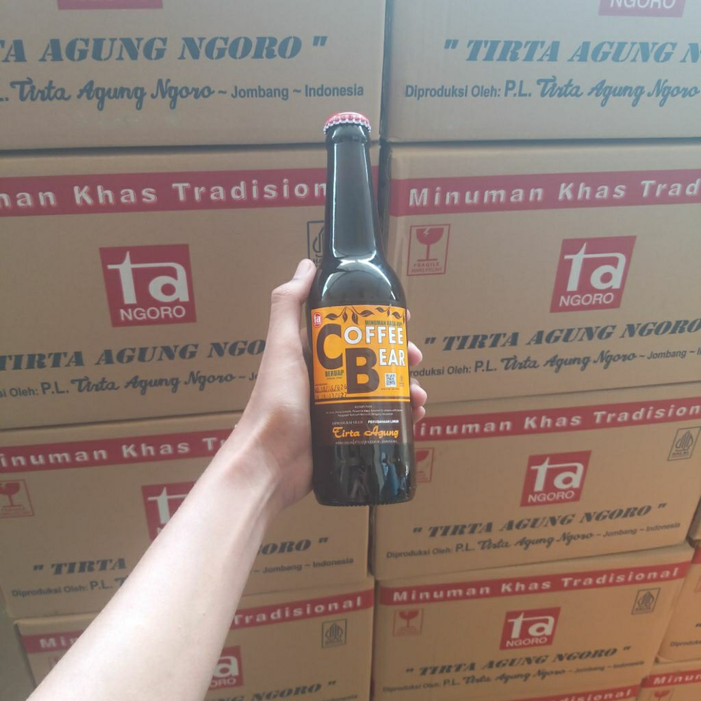 Coffee Beer Tirta Agung Jombang Premium 320ml - Minuman Segar Jadul Rasa Kopi Bersoda Eceran Murah