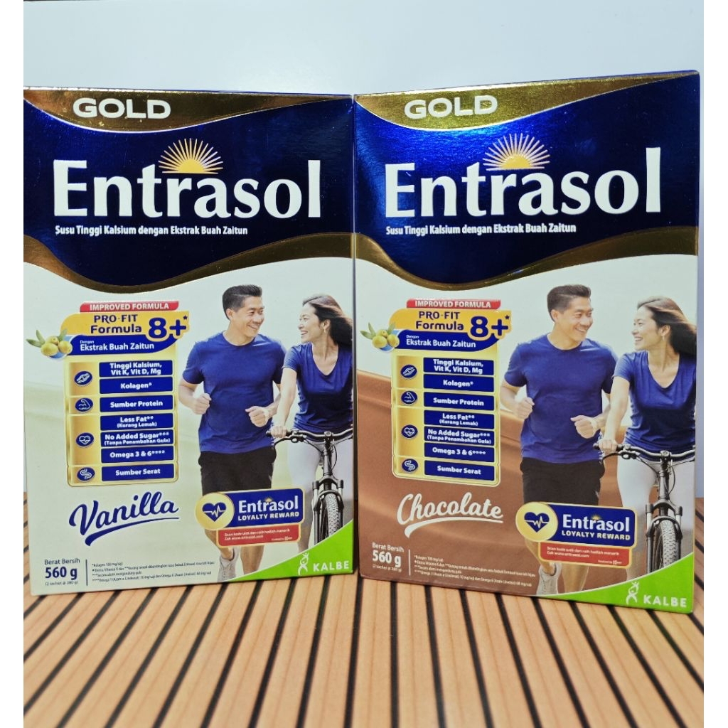 Entrasol Gold 560 gr coklat vanila