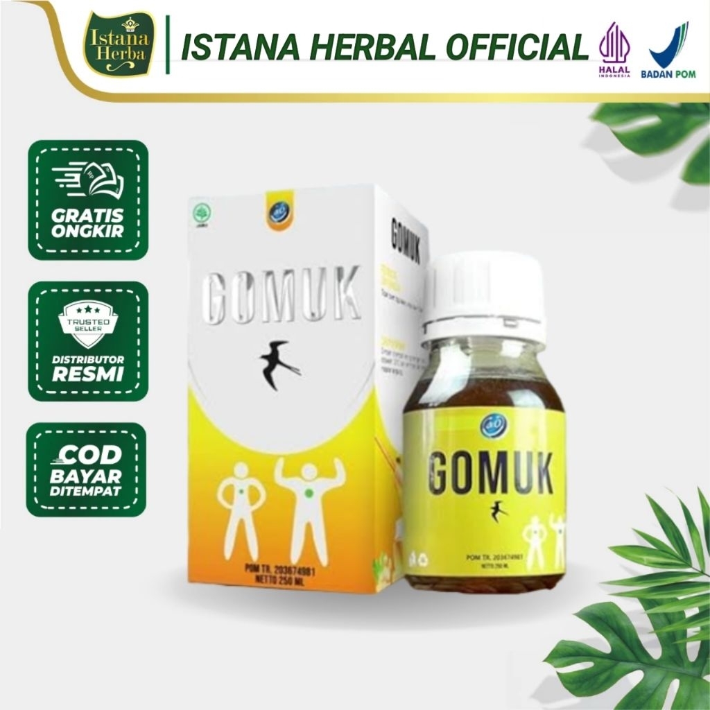 Madu Gomuk 200ml Original Gomuk Herbal Peninggi & Penambah Berat Badan