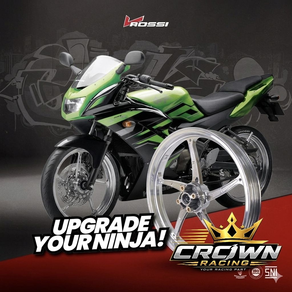 Velg Rossi Sprint Mamba Ring 17 Kawasaki Ninja 150RR RR KRR