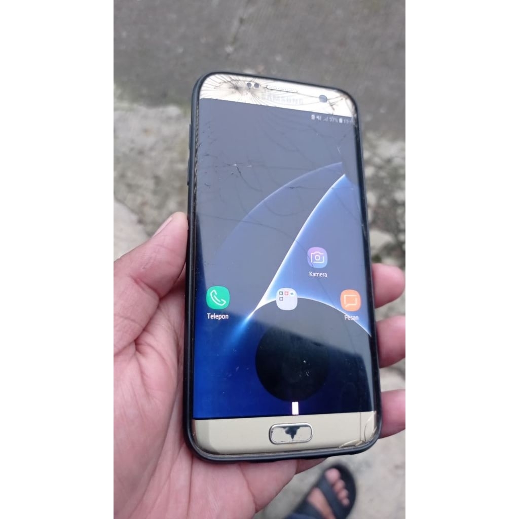 lcd frame samsung s7 edge minus