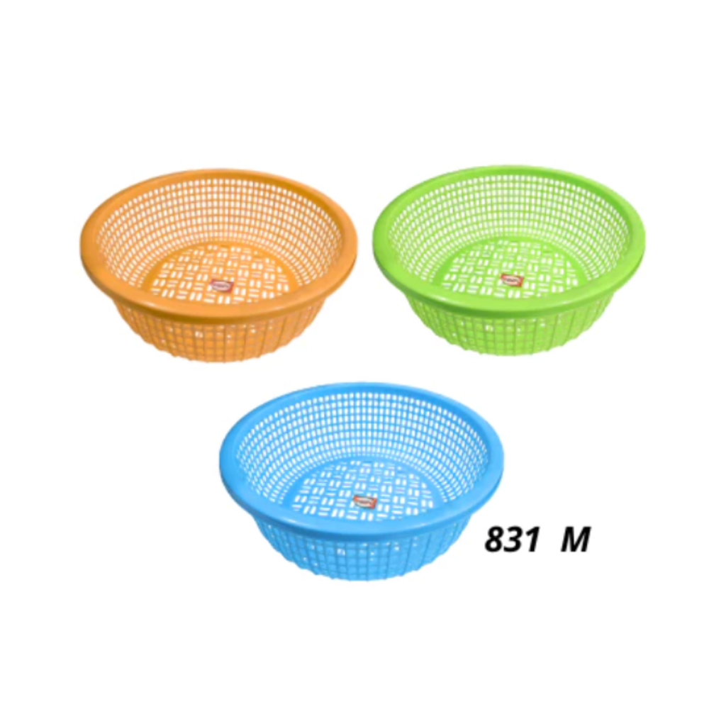 Baskom Berlubang 29,5cm Shinpo SIP831 M / Saringan Plastik / Kalo Bulat Palstik / Baskom Saringan / 