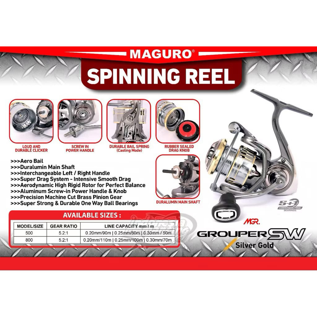 REEL MAGURO GROUPHER SW